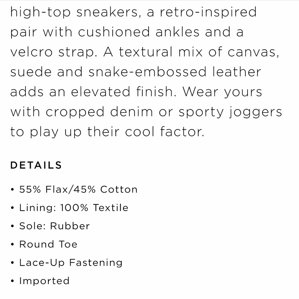 💎NWOB Michael Kors B&W High-top Sneakers - Picture 7 of 8
